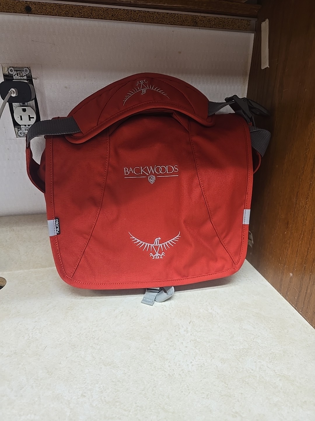 Osprey Backwoods Messenger Bag Orange Crossbody Shoulder Laptop Travel Case