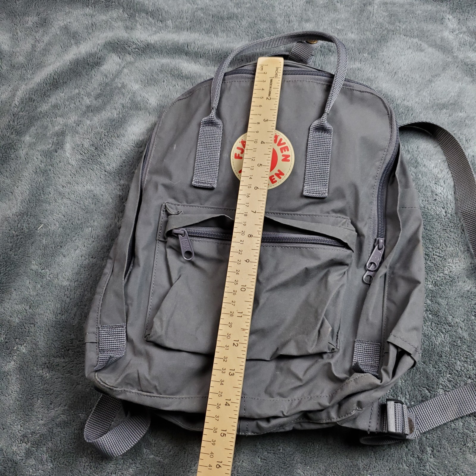 Fjallraven Kanken Classic Backpack Dark Gray Bookbag 23510