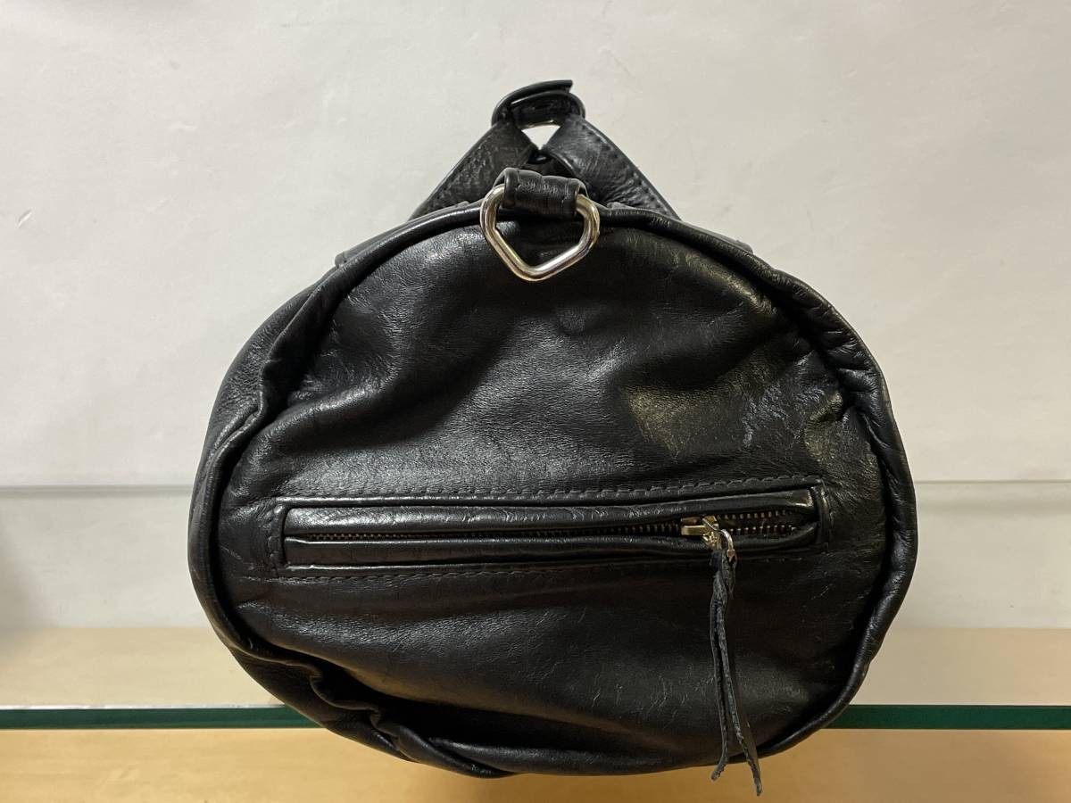 Used Langlitz Leathers Regular Travel Bag L 45cm W 25cm D 25cm Size Black Color