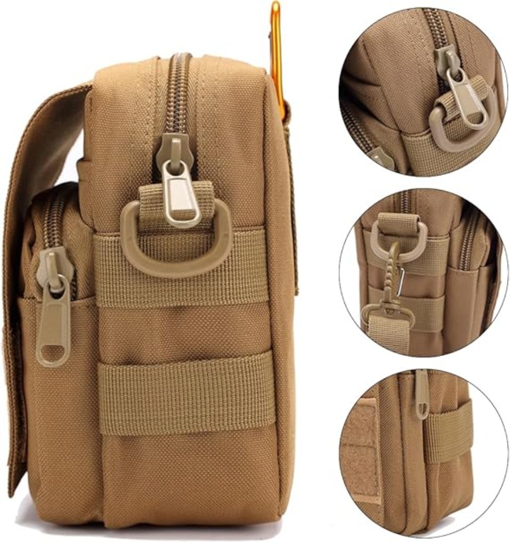 1/2 PACK Tactical Molle Admin Pouch Gadget Organizer Phone Holder Waist EDC Pack