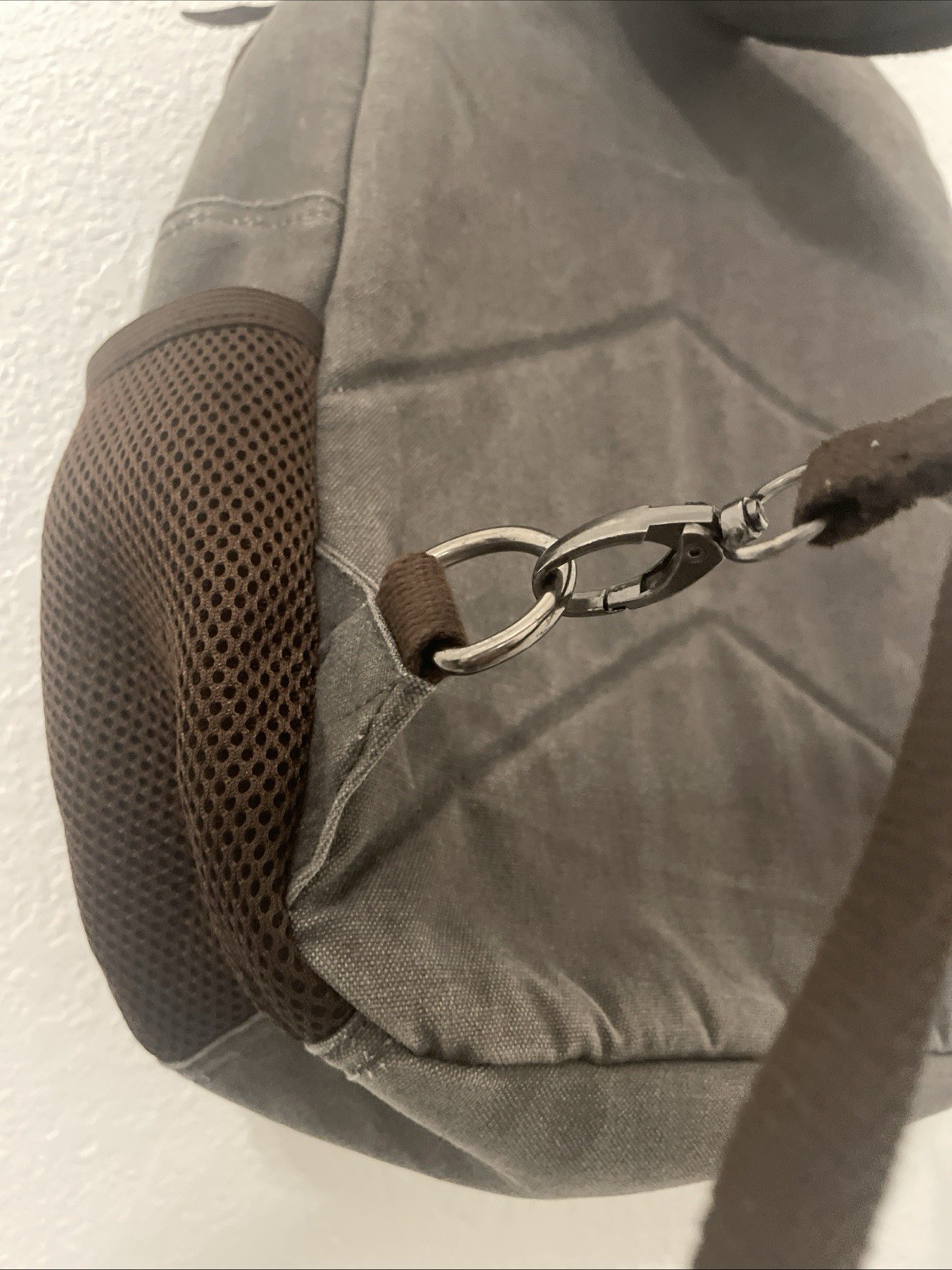 Unisex Canvas Convertible Backpack Rucksack Pack Sling Work Dad Bag Travel