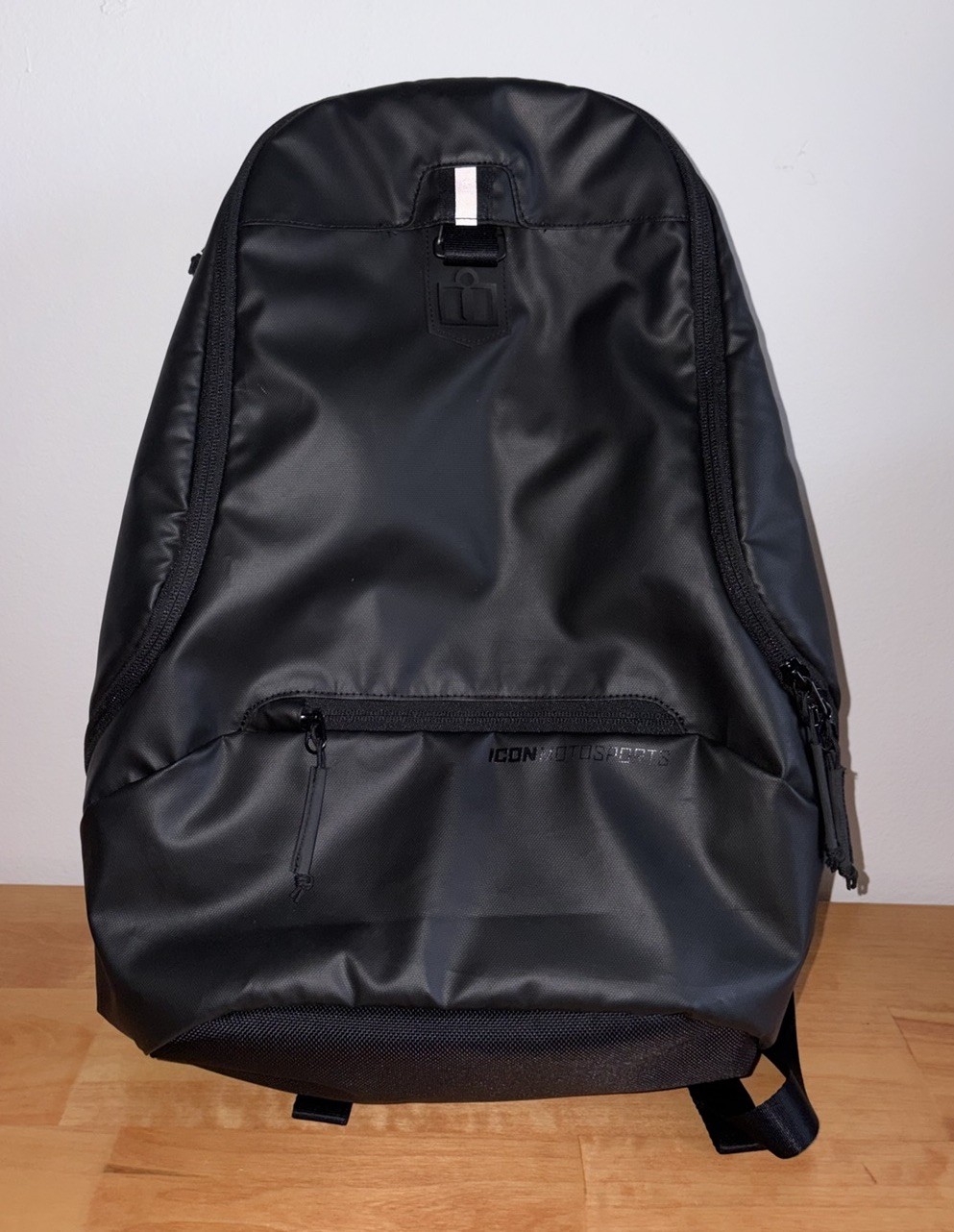 ICON Motorsports Crosswalk Motorcycle Backpack Black Men’s Bag