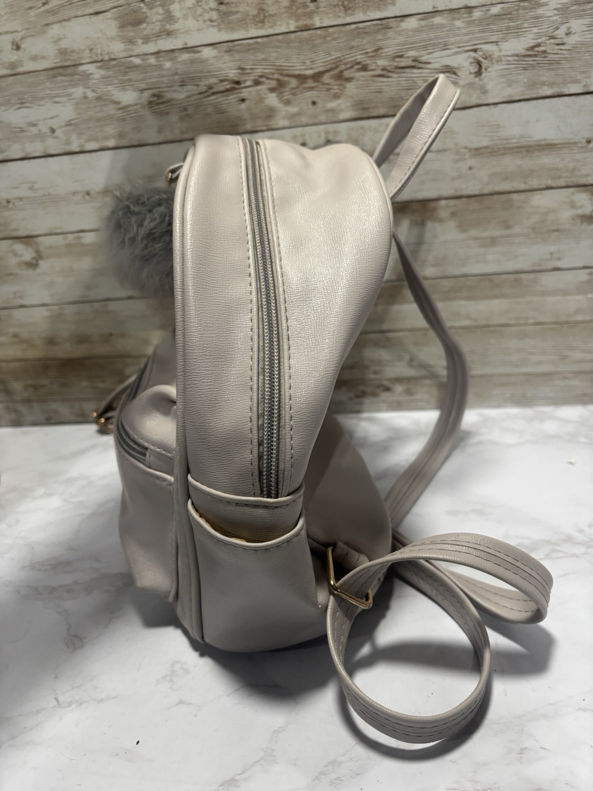 Small Satchel Backpack Everyday 9×9 All Zippers Work See Photos