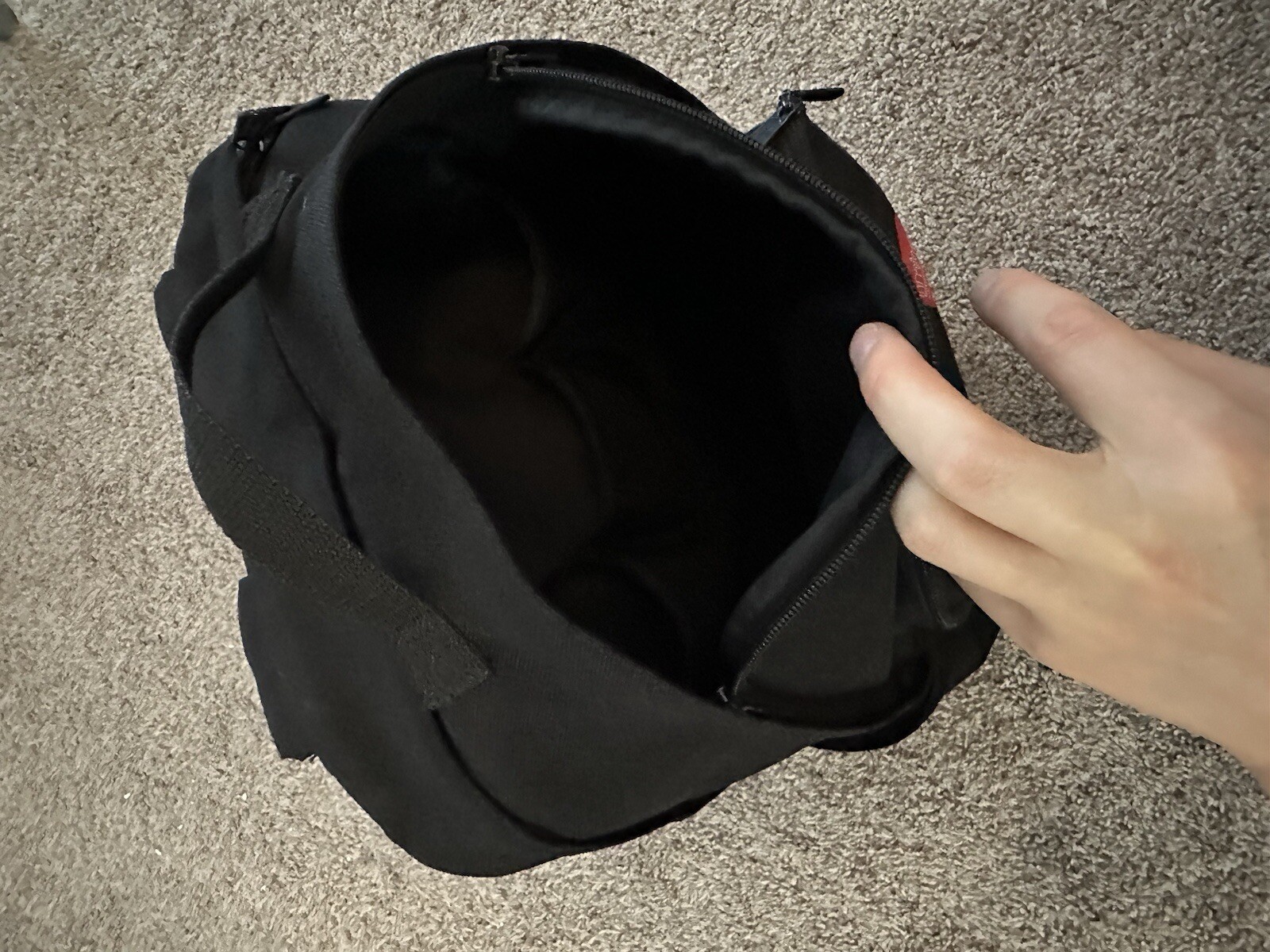 Used Manhattan Portage Union Square Backpack Black Japan Limited 28-45-16CM 20L