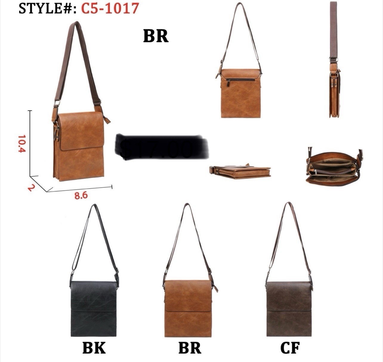 Large Men’s Cross Body Bag