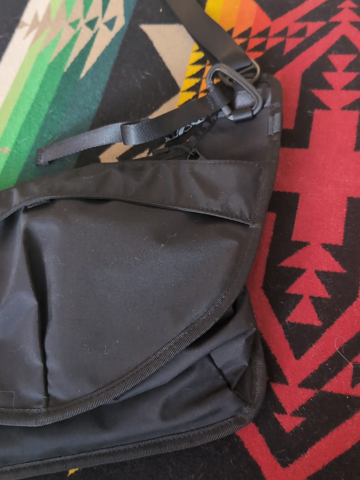 master-piece – face front pack sling bag – black nylon (No. 02870)
