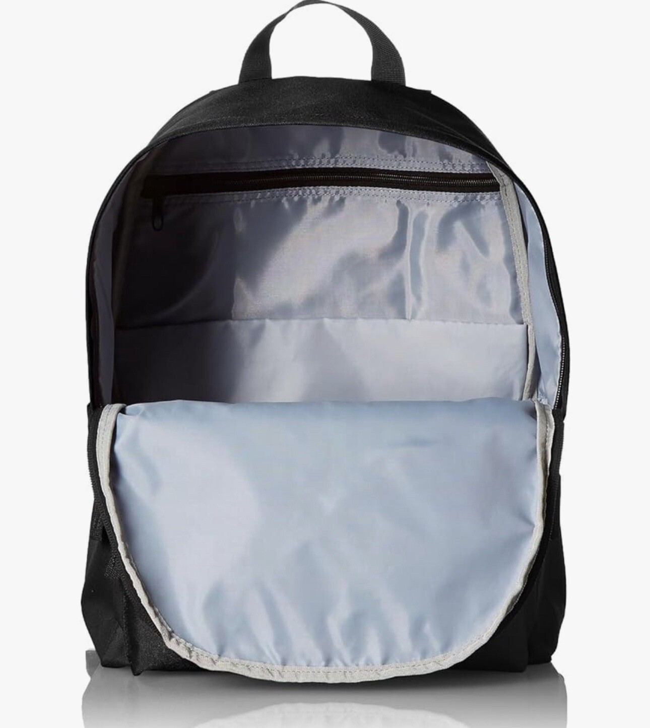 Amazon Basics Classic School Lightweight Double-Zipper Closure Backpack Black