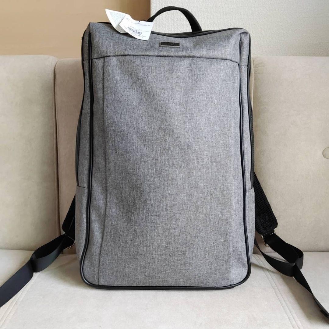 TAKEO KIKUCHI Backpack Business Bag Gray 43cm 30cm From Japan