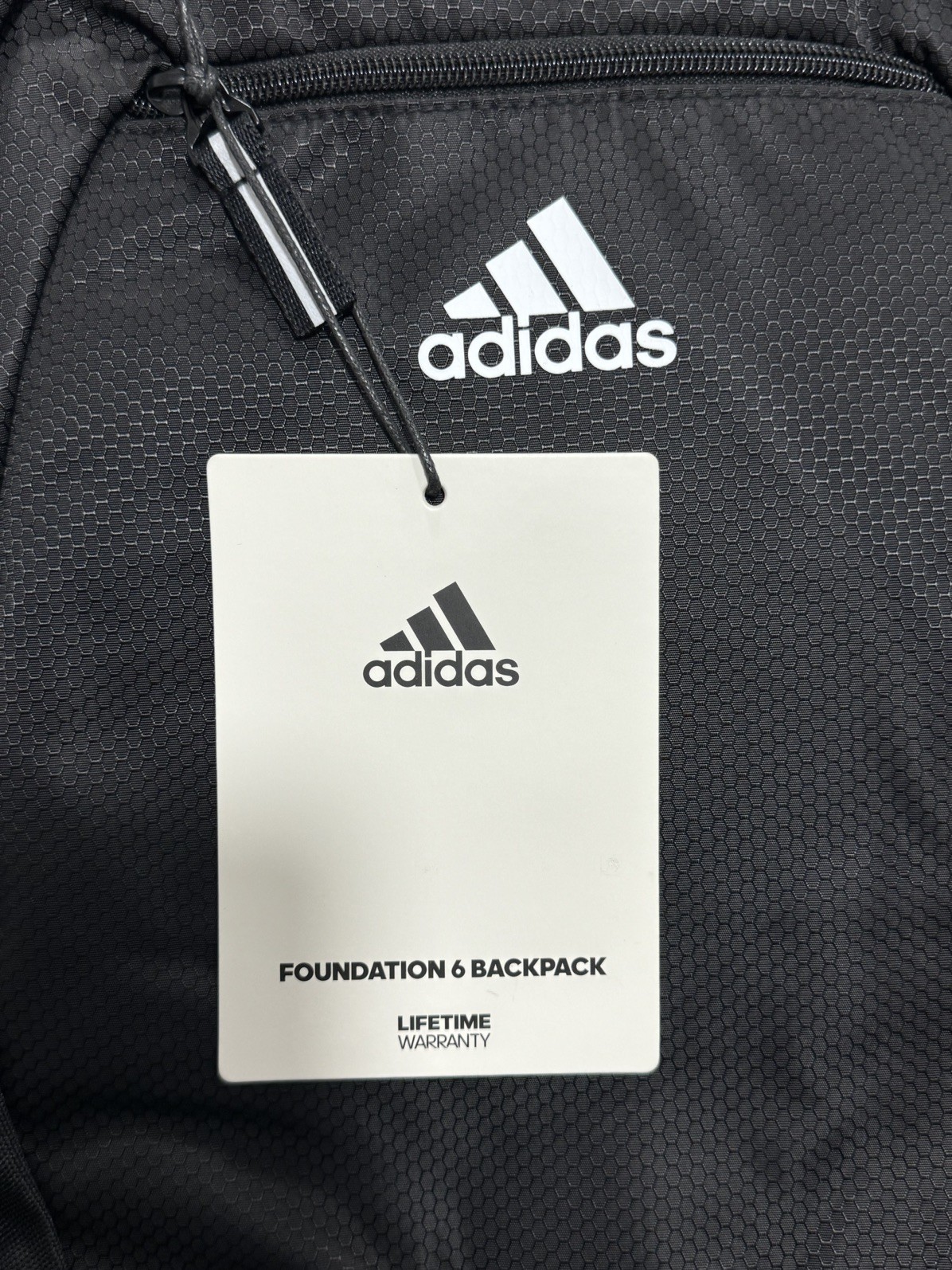 Adidas Unisex Foundation Backpack for Laptop, Large Durable Athletic Bag Black