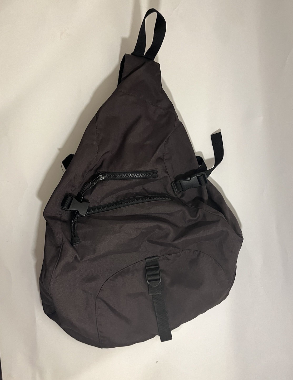 Vintage GAP Sling Bag Brown Single Strap Shoulder Backpack Y2K Rare Color
