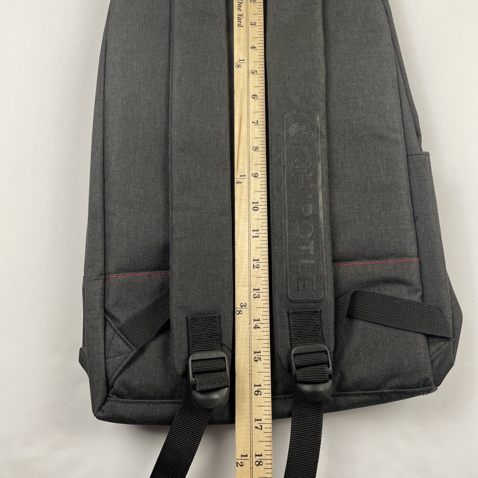Chipotle Rolltop Backpack Laptop Sleeve Zip Closure Inside Divider Padded Canvas