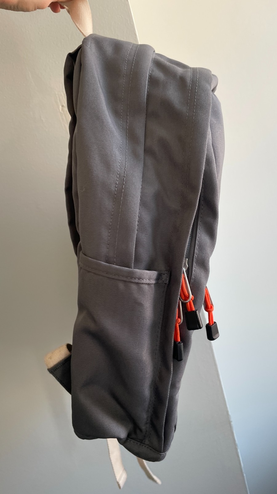 State Bags backpack dark gray padded laptop compartment