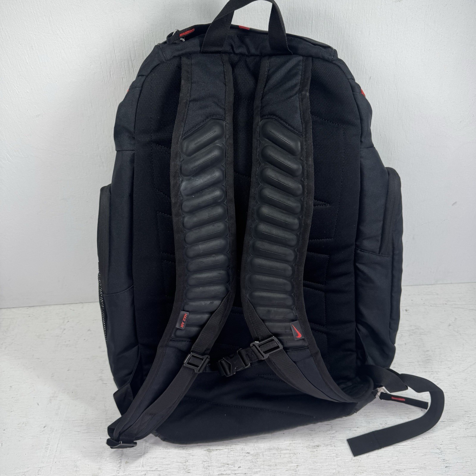 Nike Hoops Elite Max Air Tri-Zip Backpack Black With Spain Colors And Flag