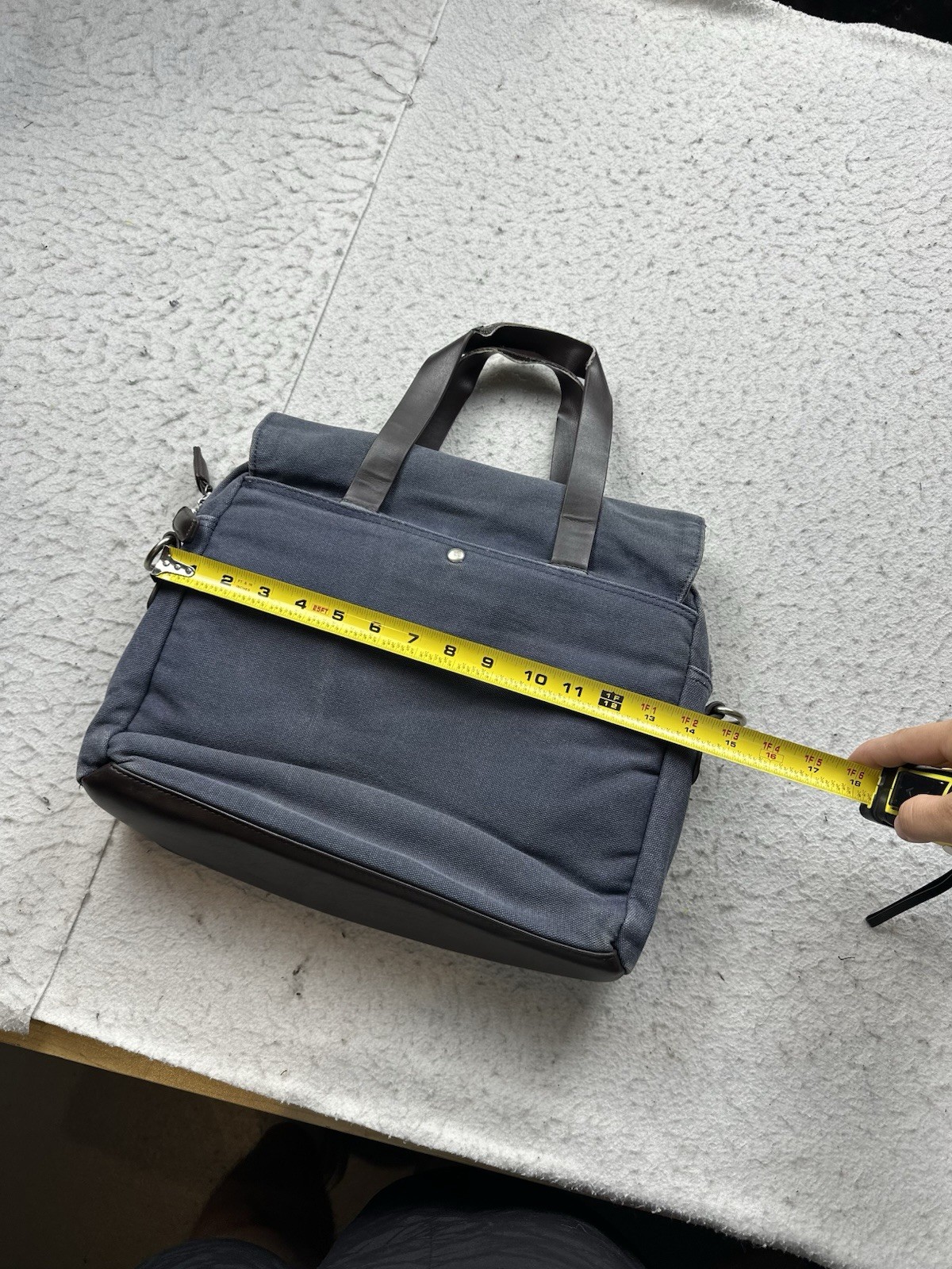 Men’s Florsheim Vincent Padded Messenger Bag Cargo Utility Canvas USA Made