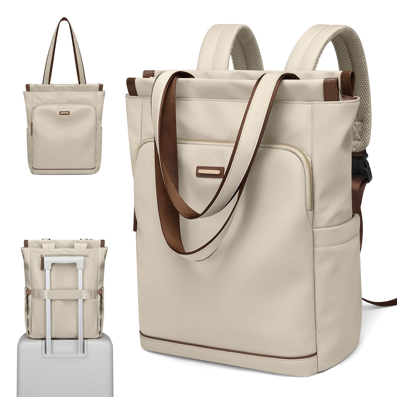 GOLF SUPAGS Convertible Laptop Backpack for Women Casual Daypack Notebook Tot…
