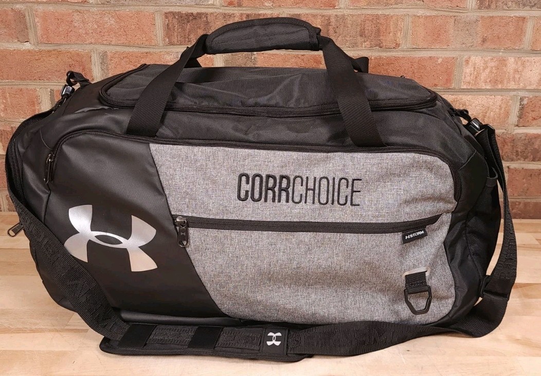 UNDER ARMOUR Mens UA Undeniable 4.0 Duffle Graphite Black Bag Gym