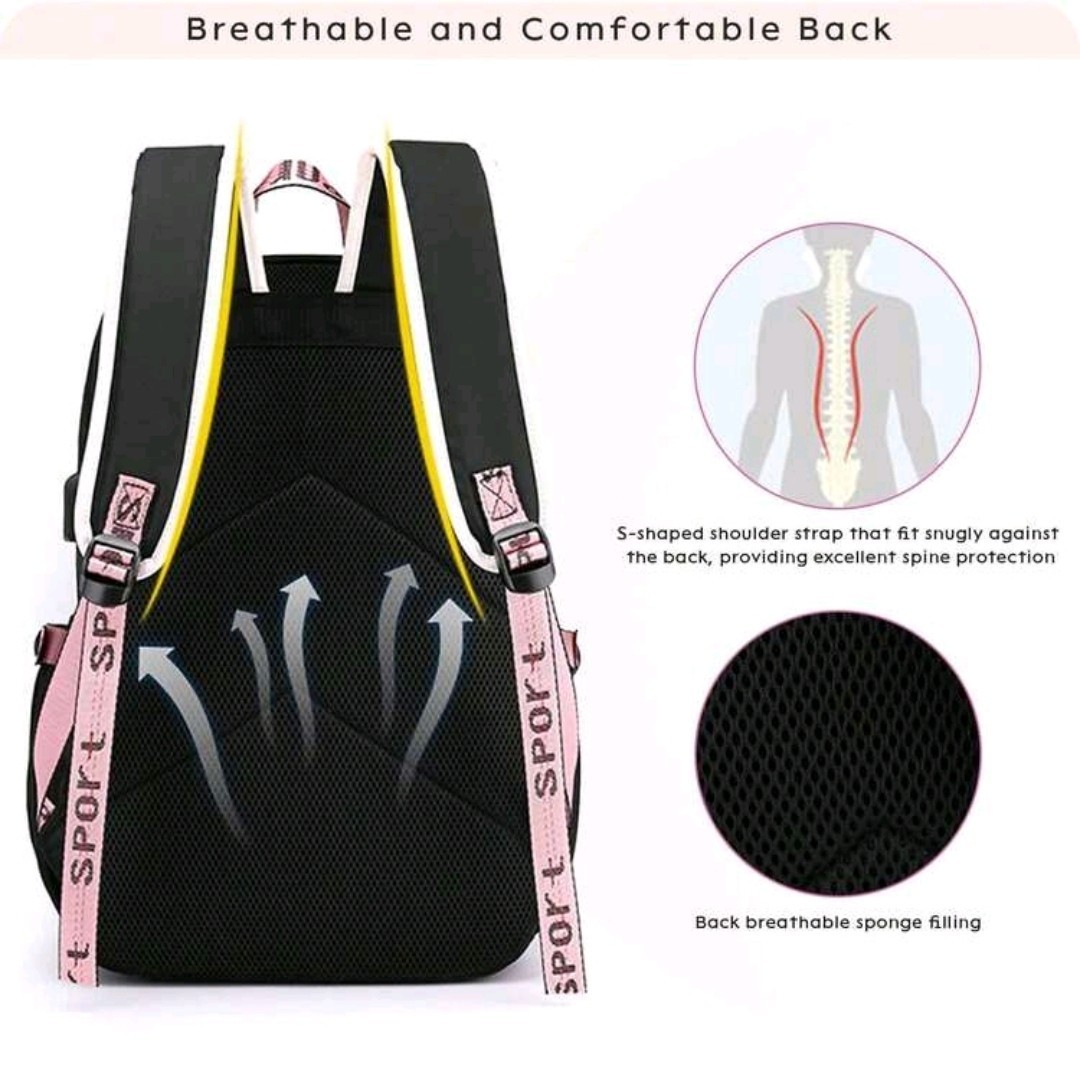 Katseye Backpack Outdoor Travel Backpack Double Shoulder Bag Daypack School Bag