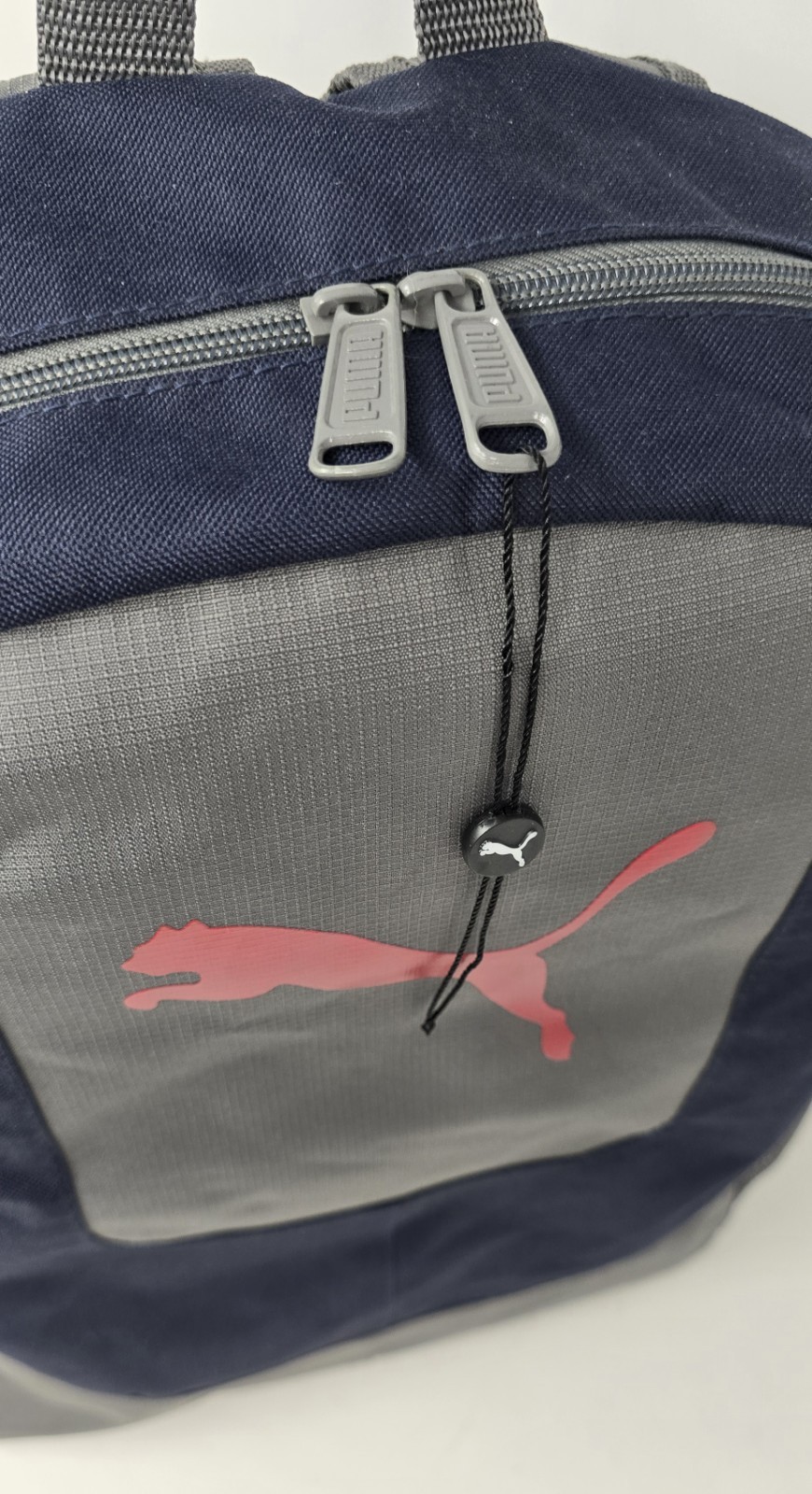 PUMA Backpack Navy Gray Red Logo – 16” School Laptop Bag HK-PW010-BTS/19