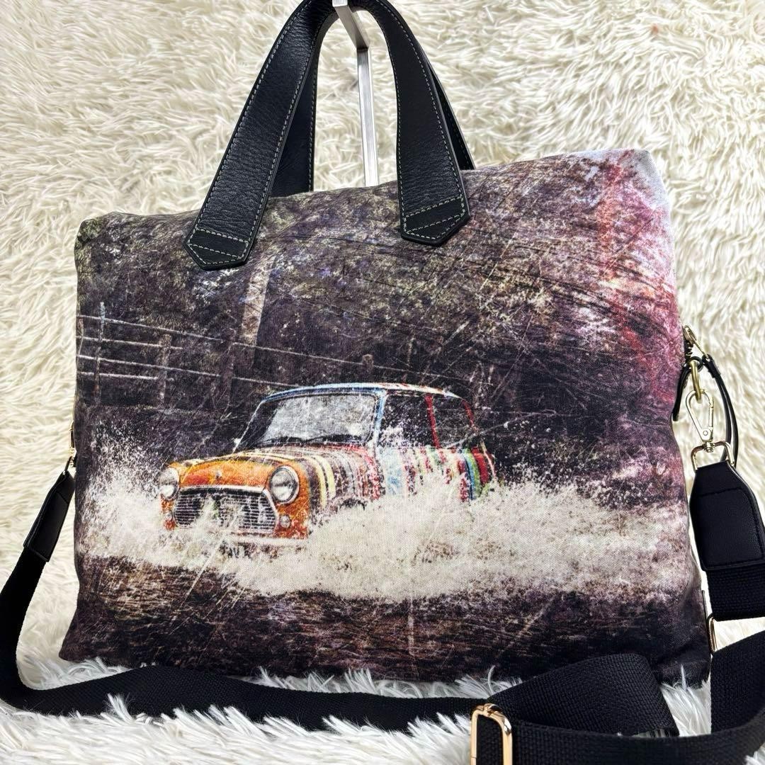 Good condition ✨Rare✨Paul Smith Mini Cooper Multistripe 2way bag