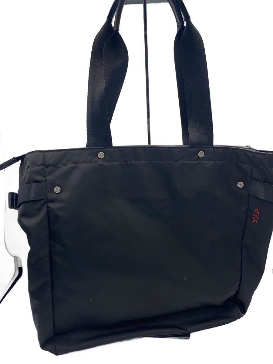 TUMI Tote Bag Nylon Black Solid Color