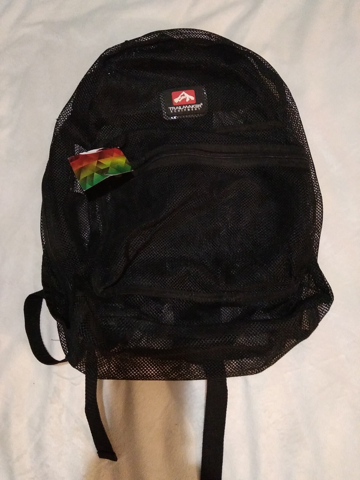 New Trail Maker Equipment Mesh black Backpack Black Straps NWT