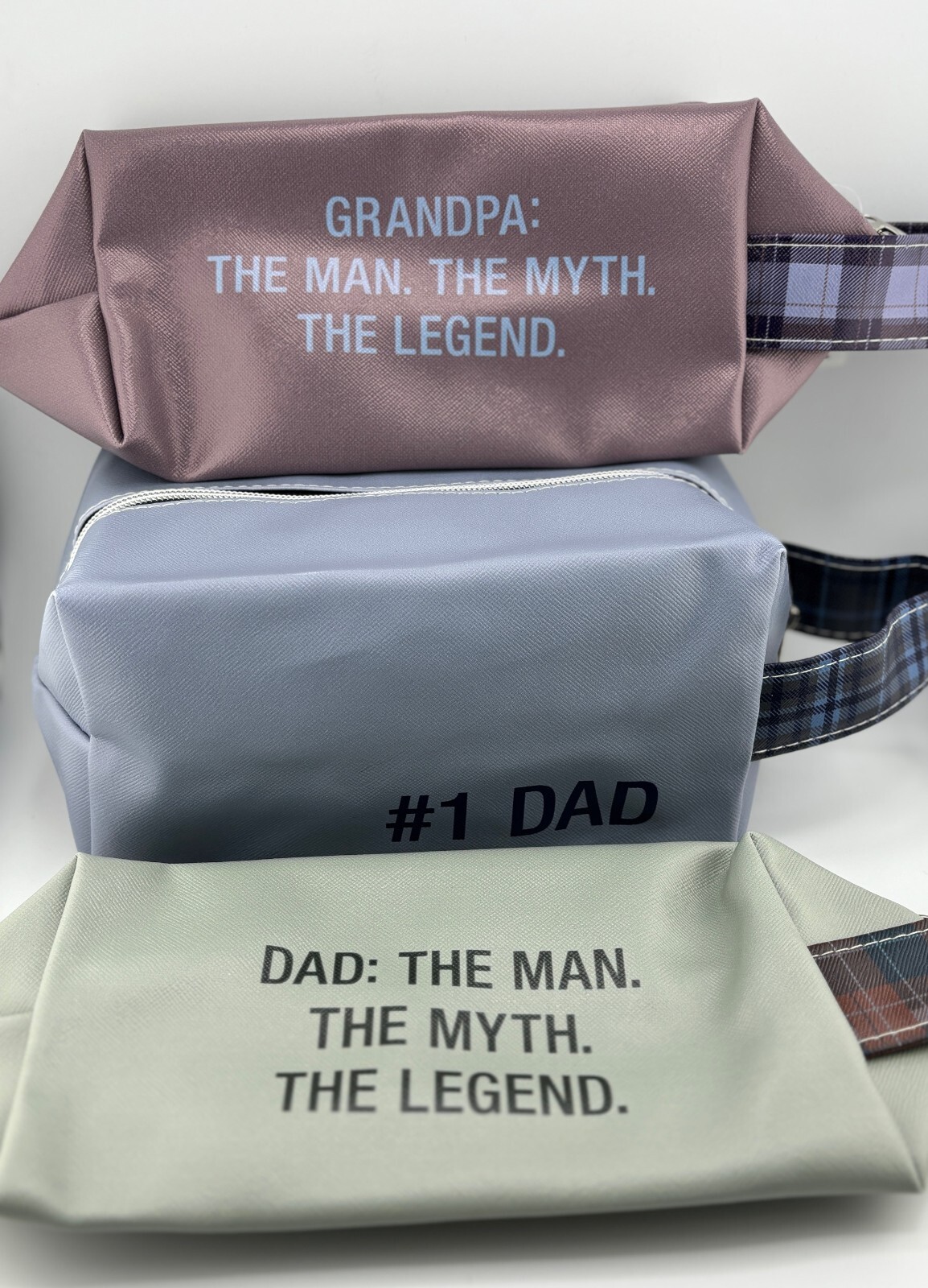 Toiletry Bag Tote Men Canvas Travel Gym Shaving Kit Accessories DAD GRANDPA