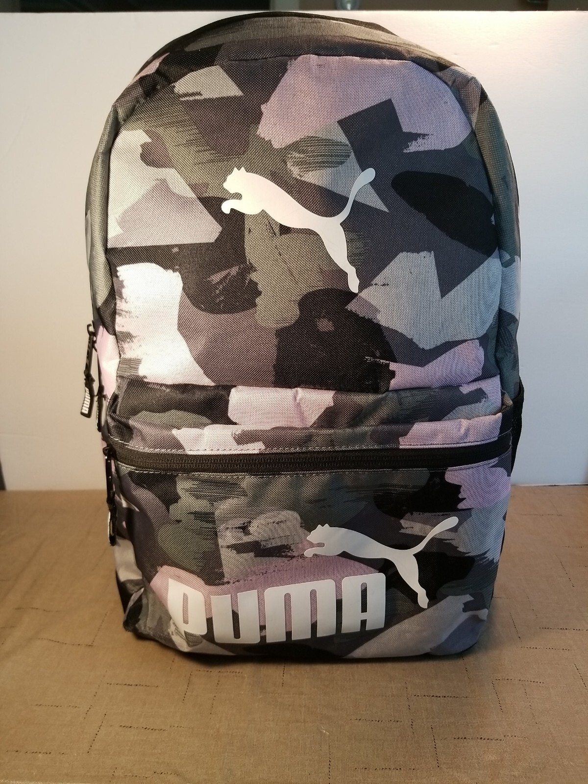 Puma Purple/Black/Gray Camo 18.5 Inches Backpack