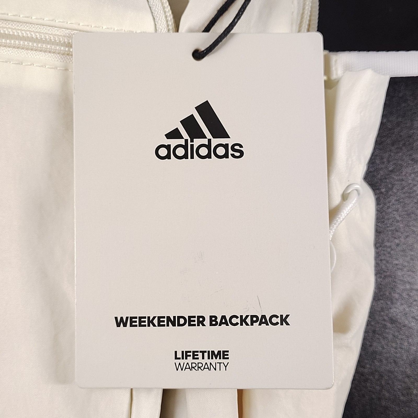 adidas Weekender Backpack White OSFA Laptop Sleeve Bottle Pocket Trolley Strap