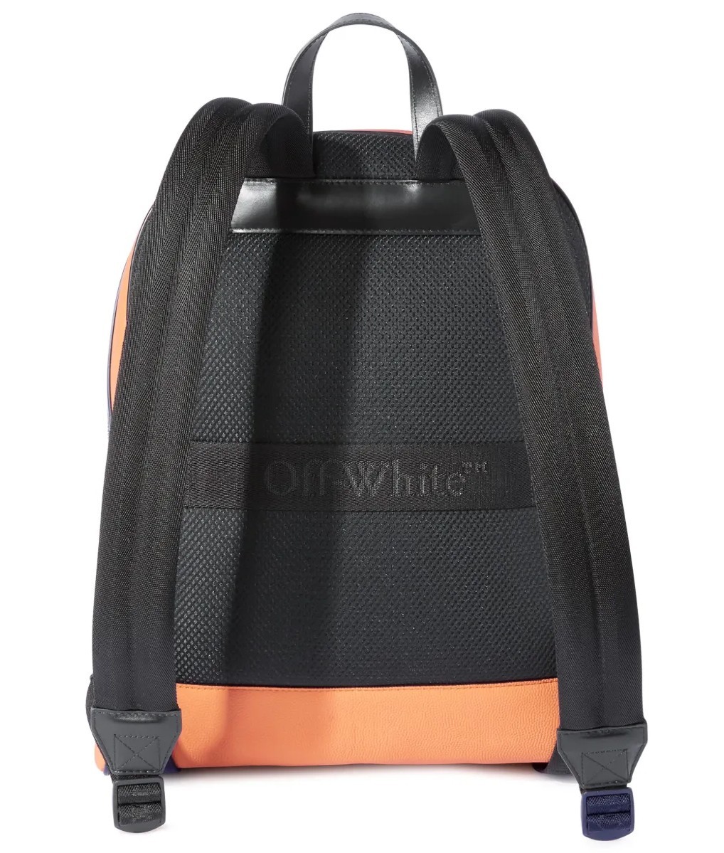 OFF-WHITE BASKETBALL ROUND LOGO BACKPACK BACKPACK MADE IN ITALY OMNB109F24LEA0012010
