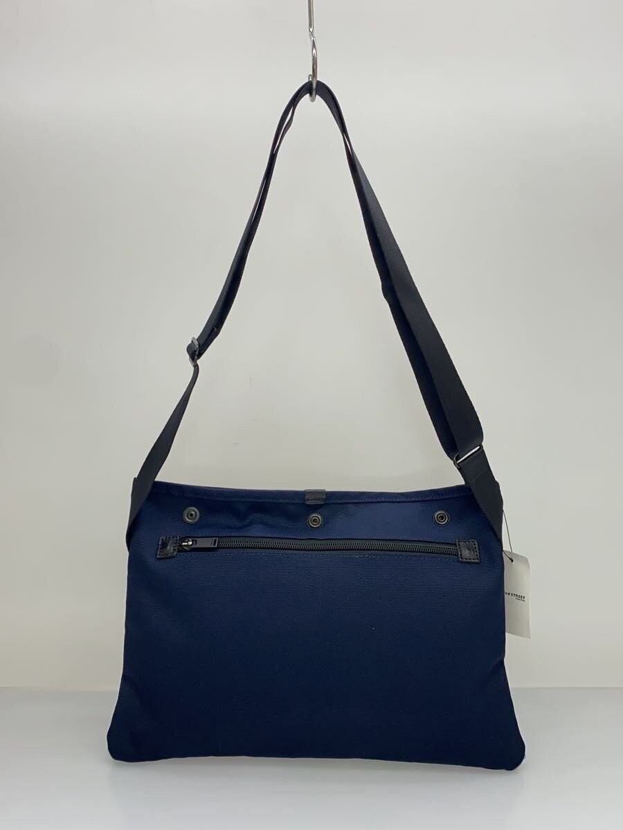 Authentic PORTER Navy Shoulder Bag 23cm High Compact Casual Purse