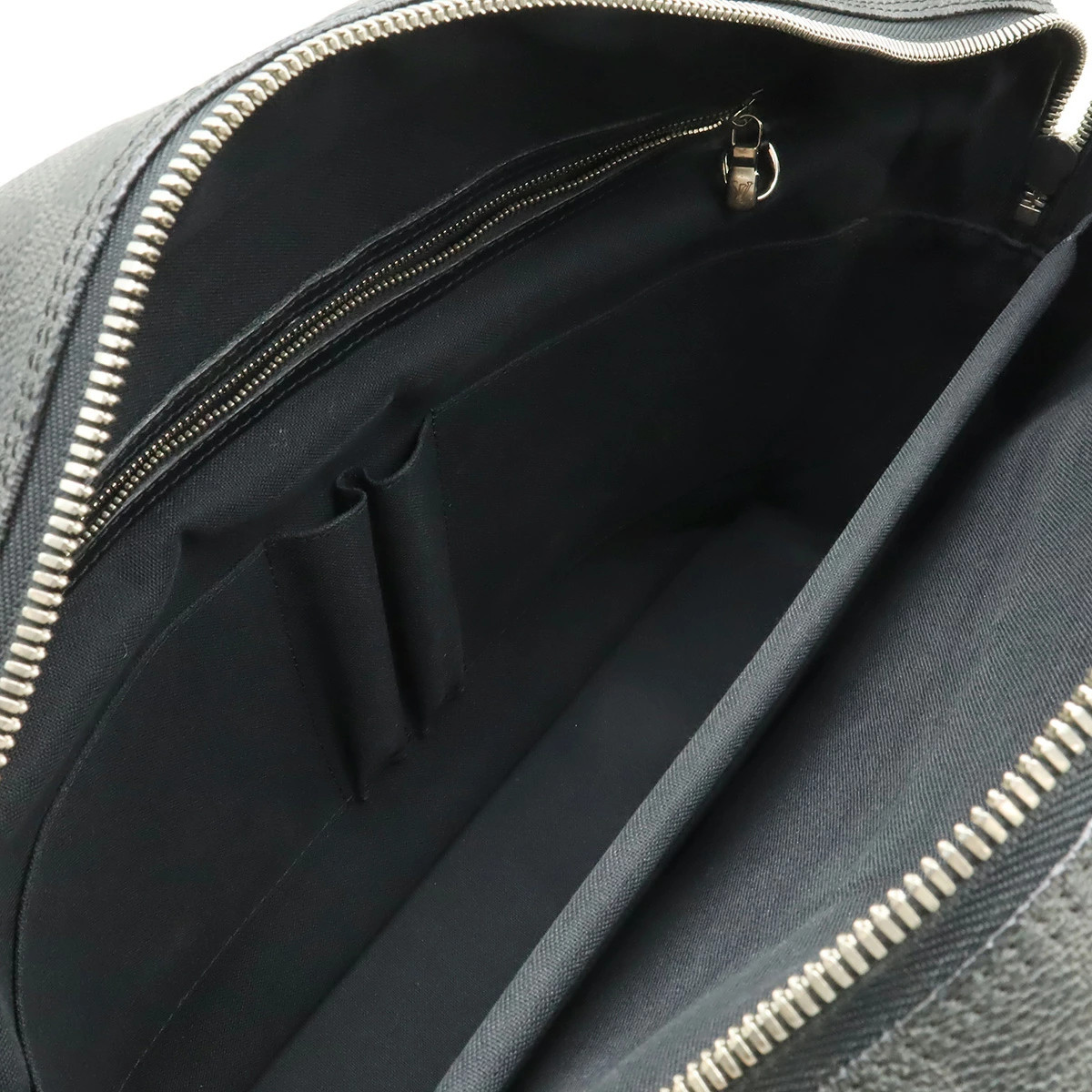 LOUIS VUITTON Damier Graphite Porte Document Voyage GM Briefcase Black N41123