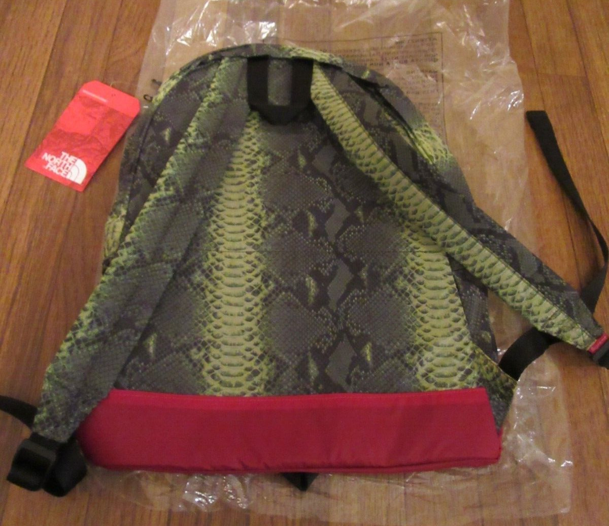 Supreme The North Face Lightweight Daypack Backpack Snake Green SS18 Brand New