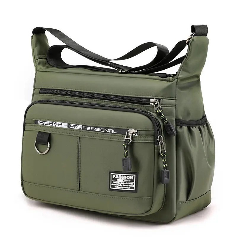 Men Crossbody Bag – Fashionable Multi-Pocket Storage Big Capacity Travel Gift