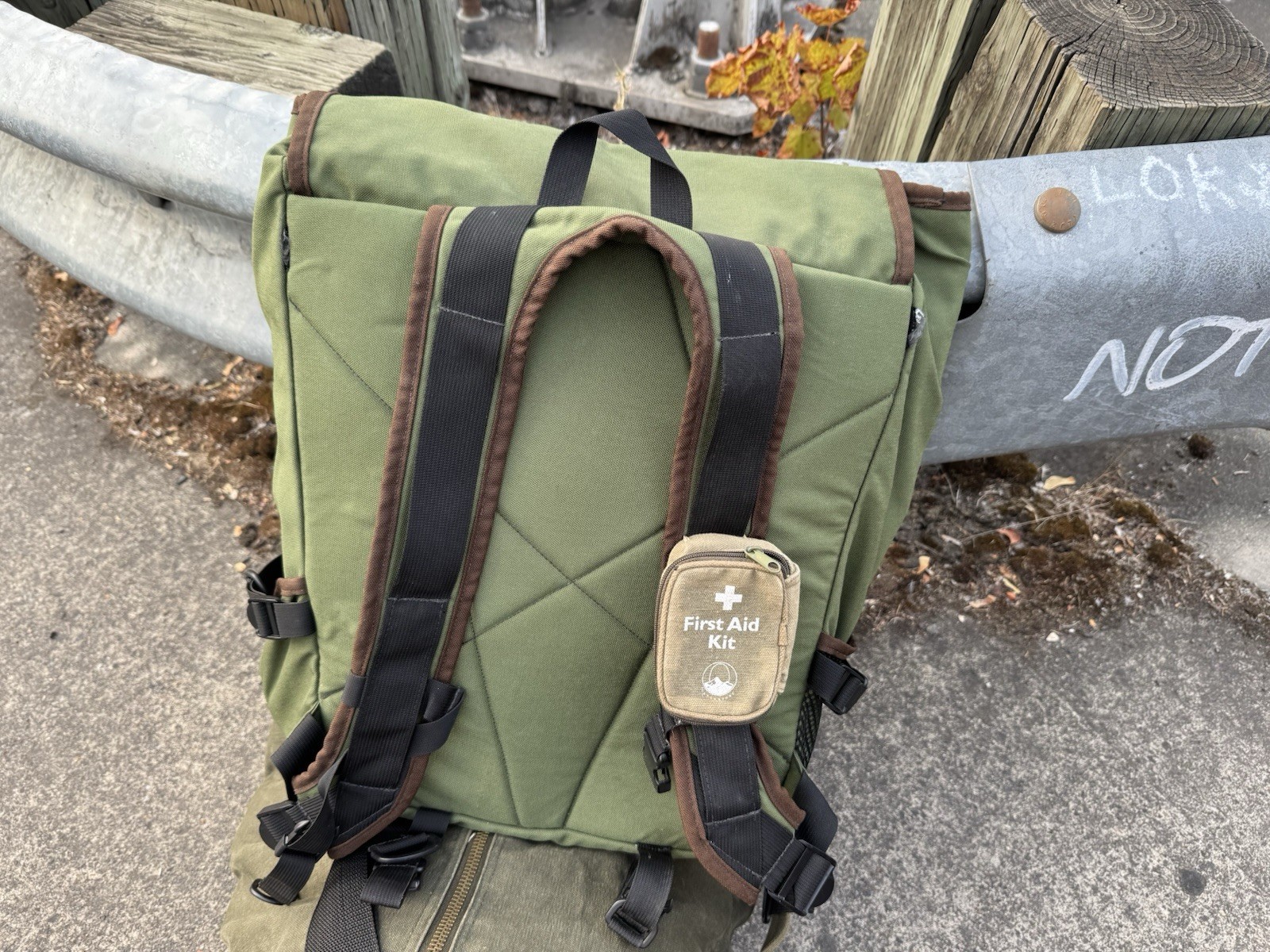 Blaq Pak Rolltop Messenger Backpack Bag – Large – HANDMADE Portland PNW
