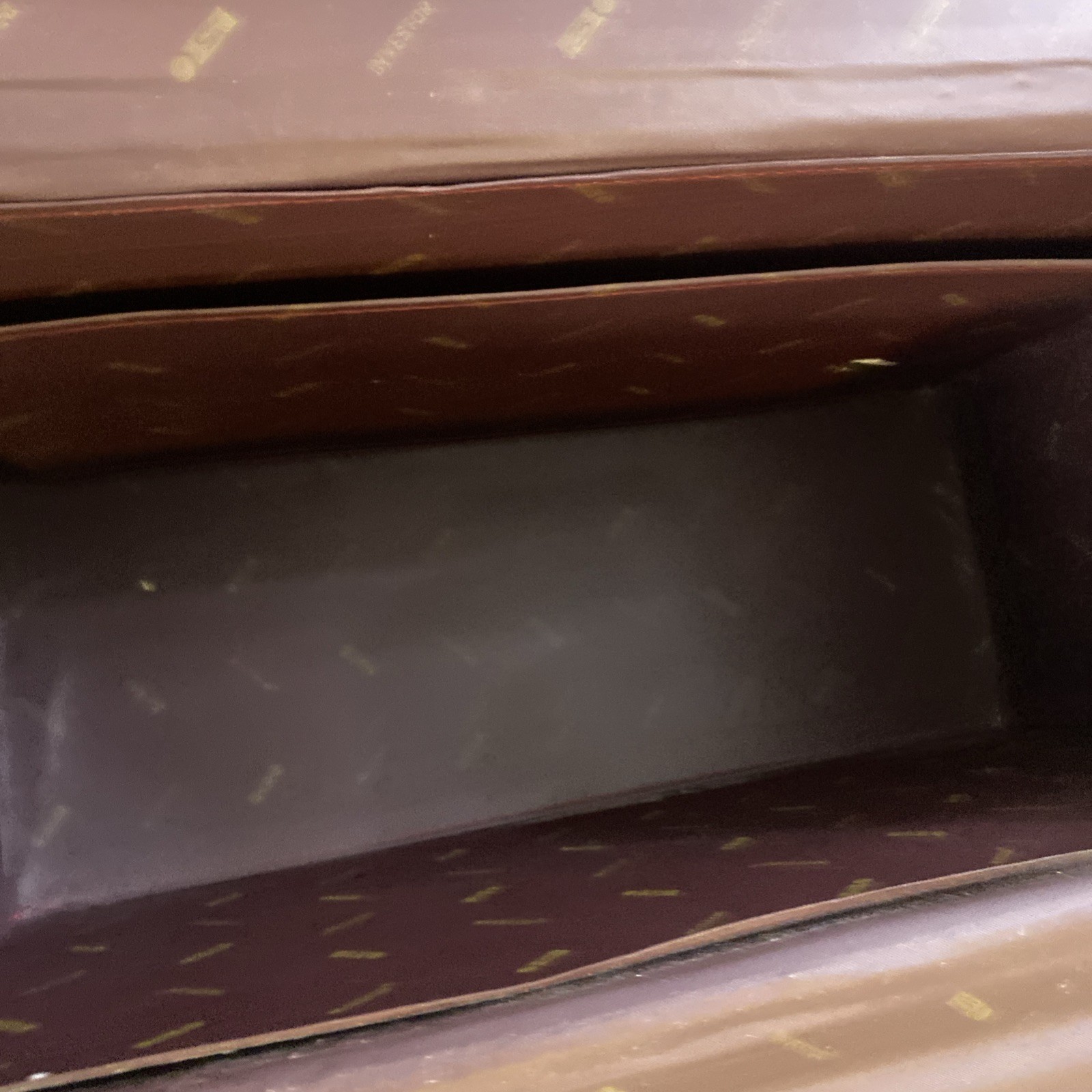 Vintage Business Class Burgundy Hard Shell Attache Briefcase Combination Lock