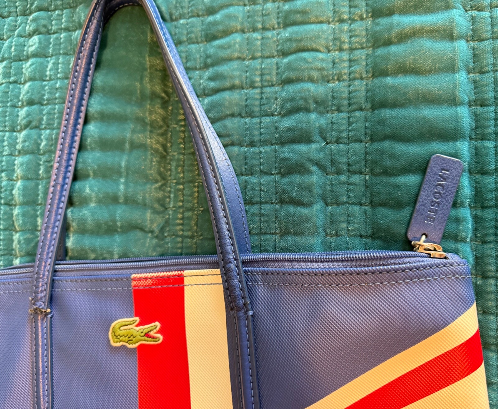 Lacoste Tote British Flag Union Jack