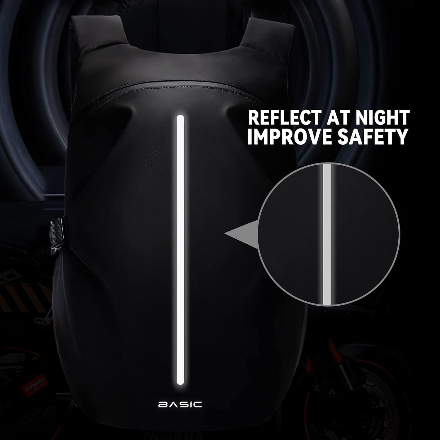 Versatile Waterproof Motorcycle Backpack – 4 Pockets for Organized Gear