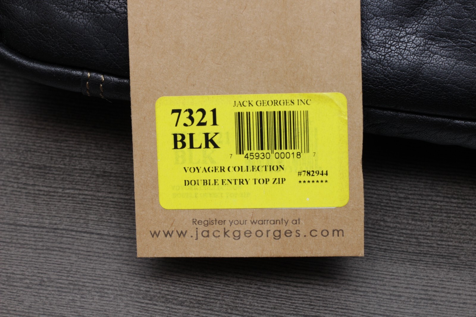 NEW Jack Georges #7321 Leather Shoulder Bag Laptop Briefcase $375 MSRP w/ Tags