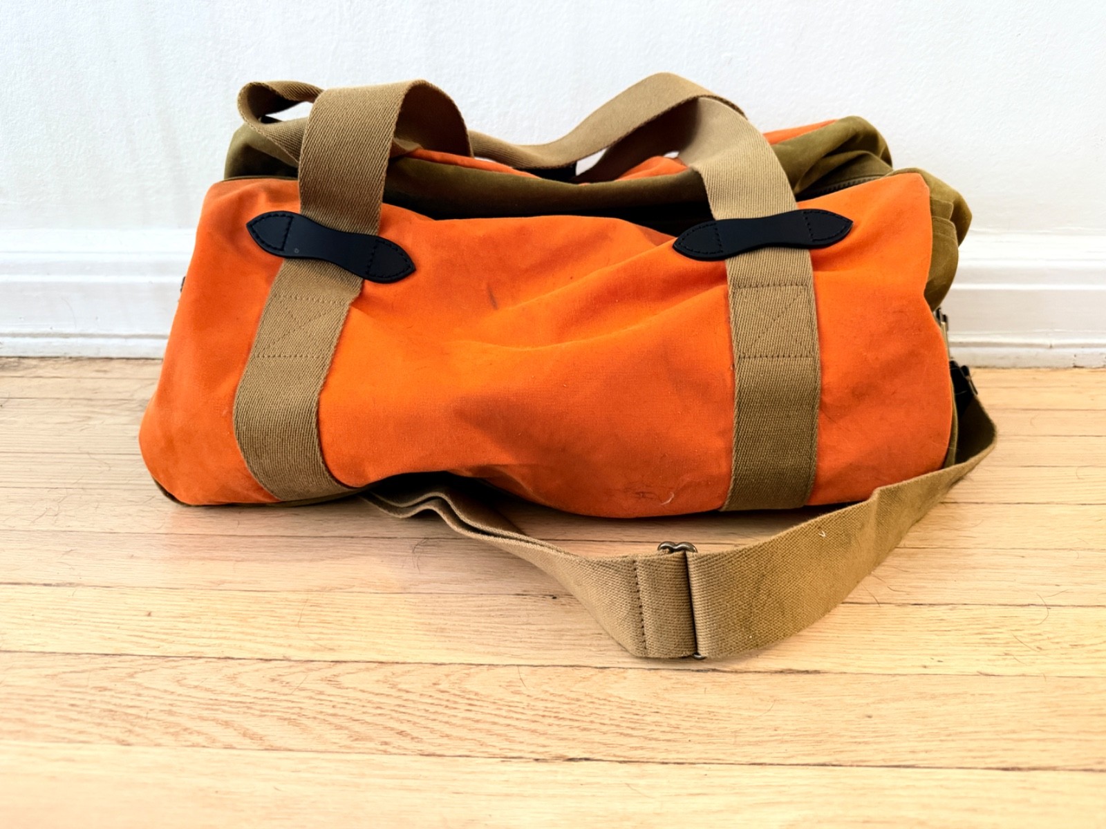 FILSON MEDIUM CANVAS DUFFLE BAG 20263595 Orange/Tan
