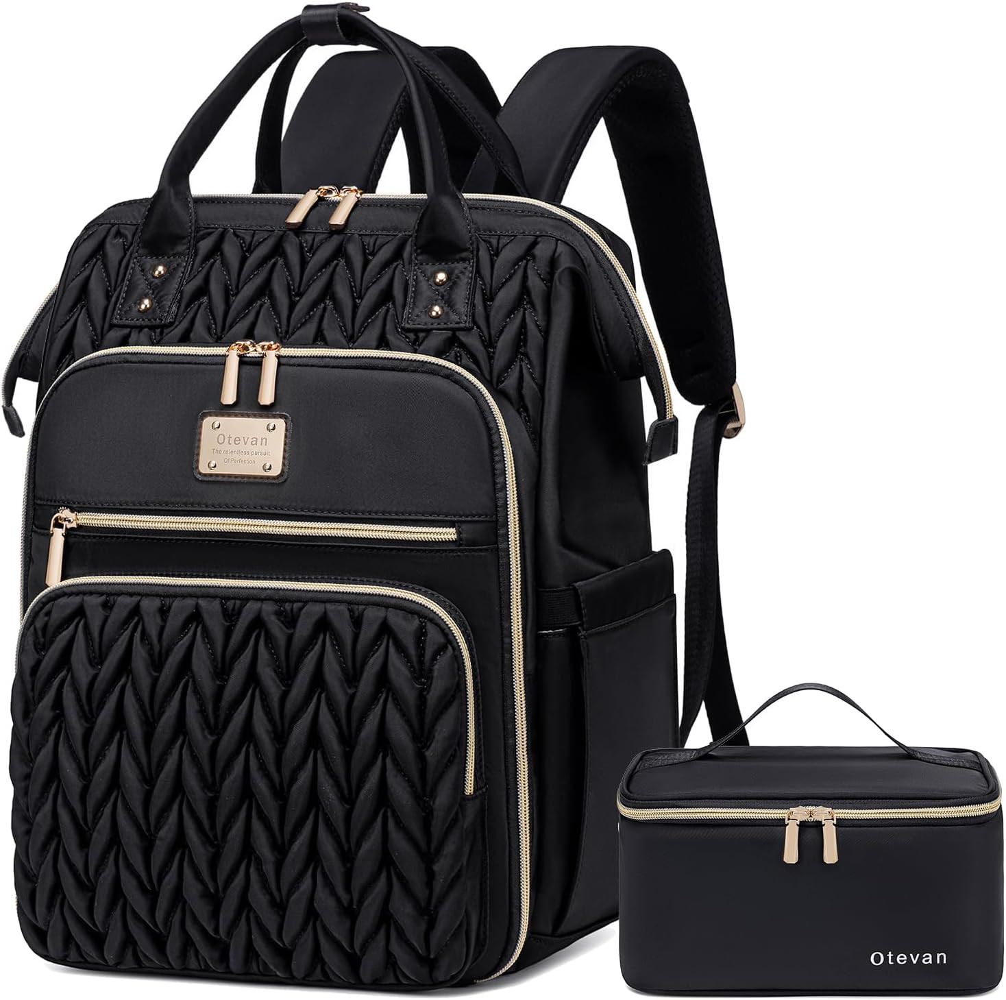 Women’s Professional Backpack with Insulated Lunchbox & Laptop Compartment