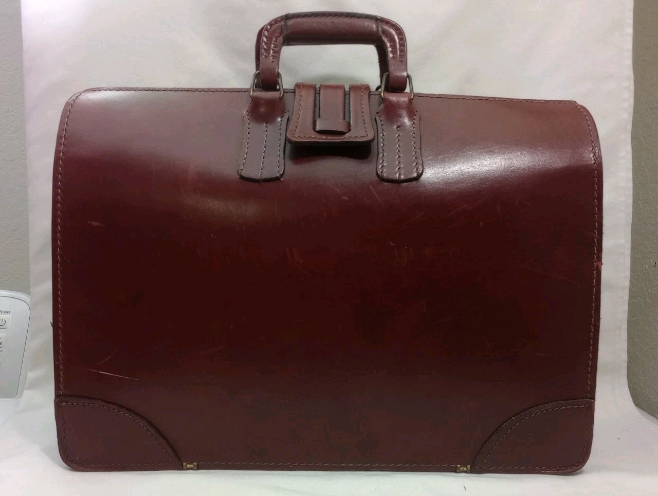 Vintage Leather Presto Lock Attache Briefcase – Top Open