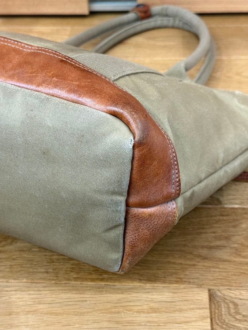 Authentic Yoshida Kaban PORTER Canvas Tote Bag 12cm Gusset Used—**Product