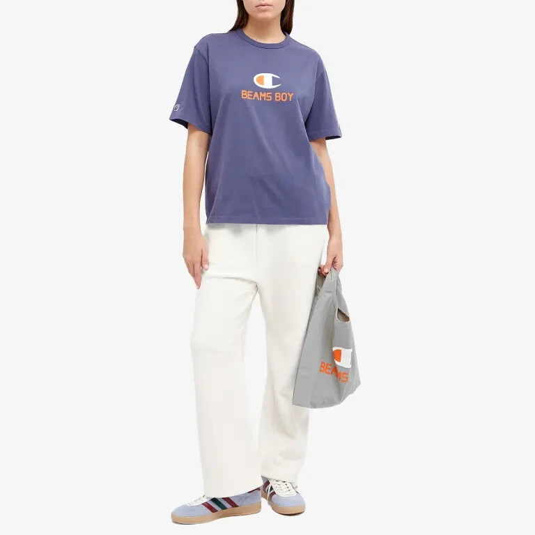 24A99 Champion X Beams Boy Collaboration Medium Nylon Waterproof Tote Bag