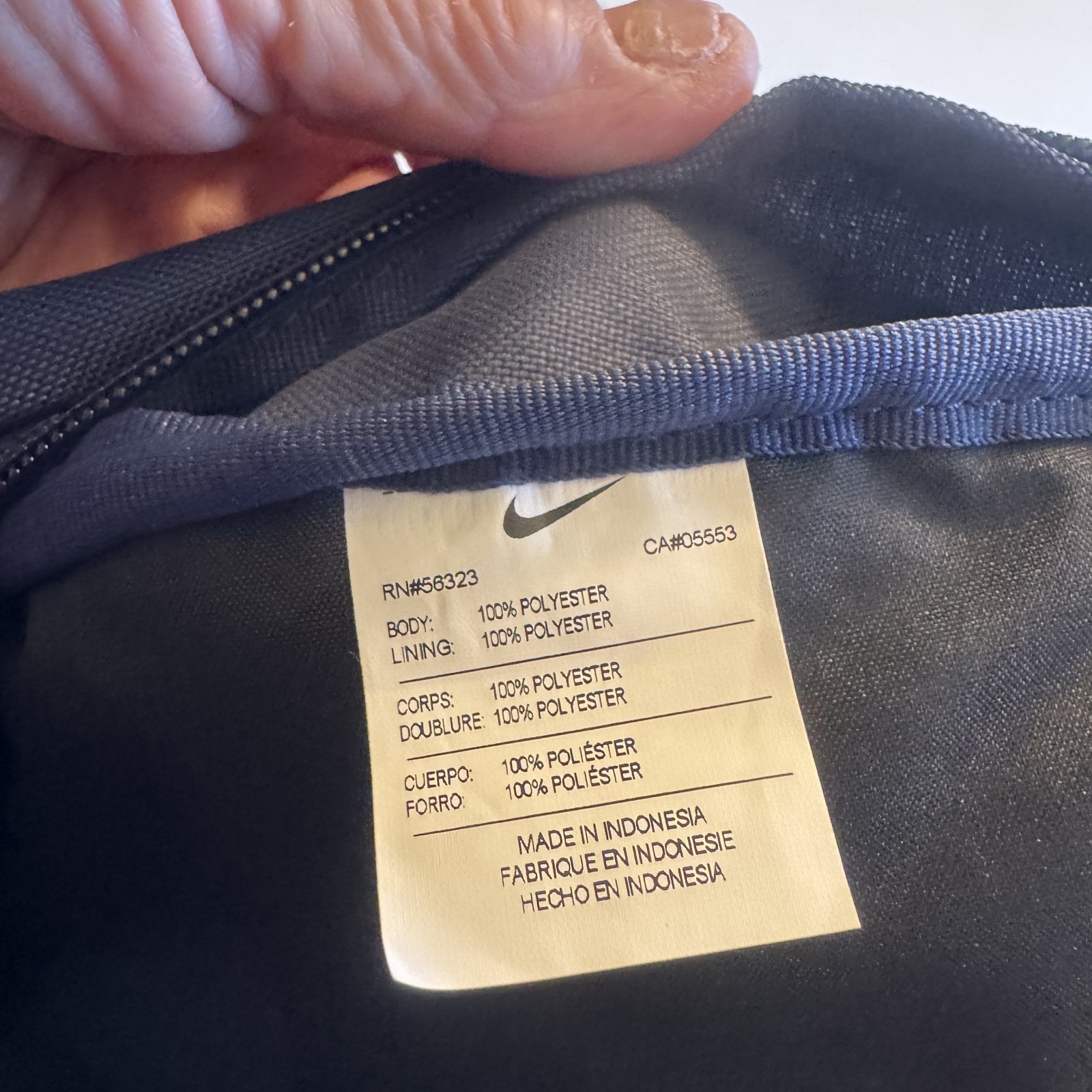 Nike academy team backpack, Midnight Blue (B3 88)