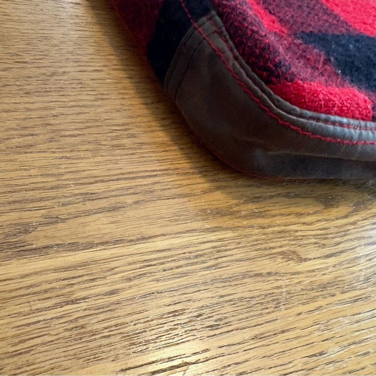 J. Crew Men’s Red Black Buffalo Plaid Messenger Bag Computer Bag