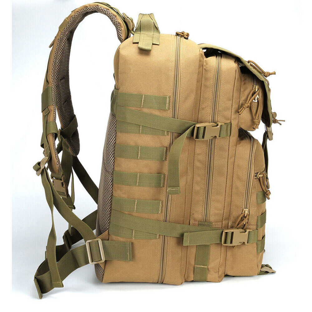 12 Gallons Tactical Backpack Training Camping Big Capacity Travel Rucksack Bags