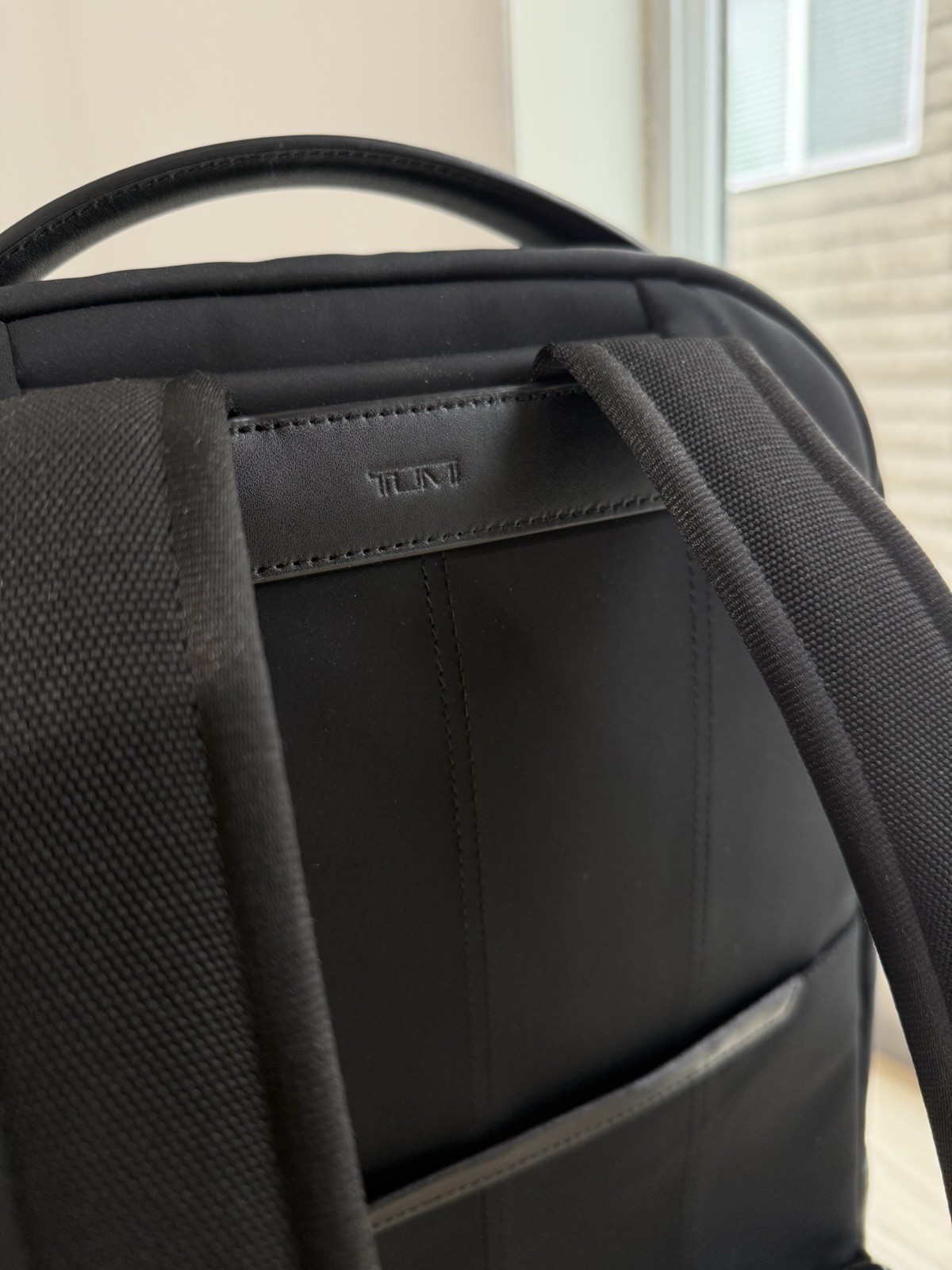 TUMI Harrison Bradner Backpack Travel Business Bag – Black And Blue