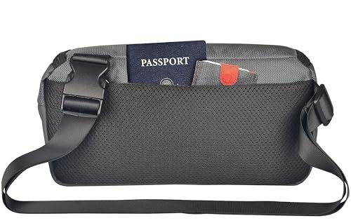 Compact EDC Sling Bag, Minimalist Crossbody Bag S for Fits iPad Mini Gray