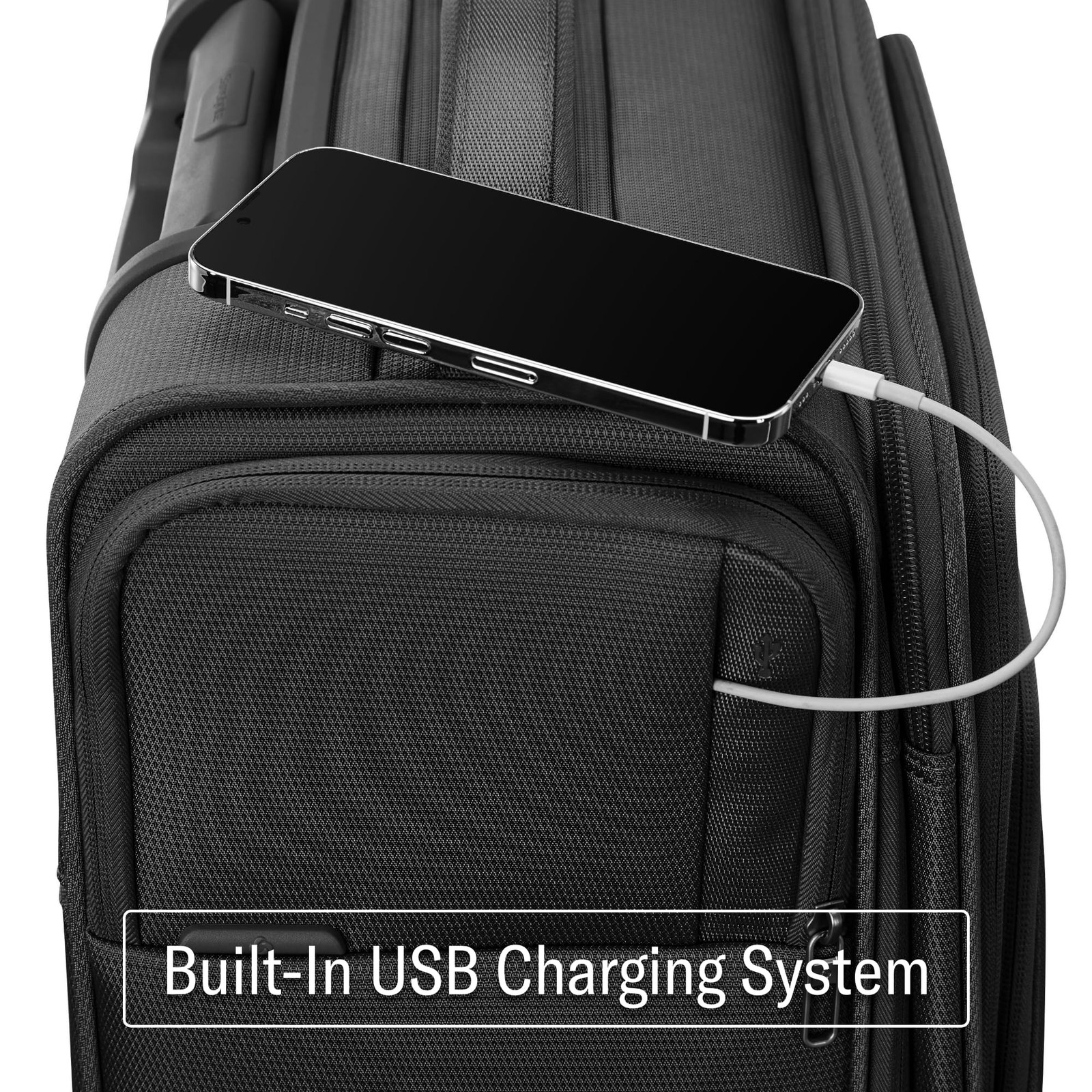 Samsonite UpLIFT Lightweight Softside Expandable Luggage Black Large Checked U1