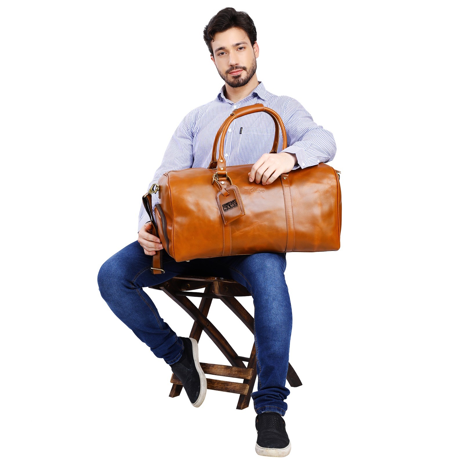 Personalized Duffle Bag Toiletry Bag, Combo Gift with Luggage Tag, Travel Gifts